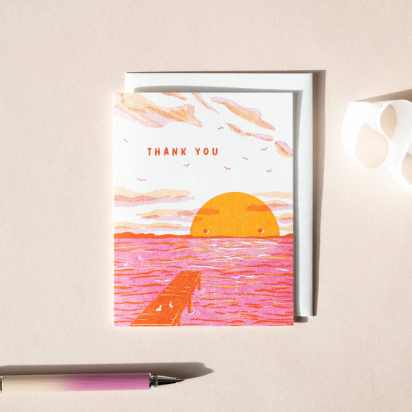 Thank You Sunset Card