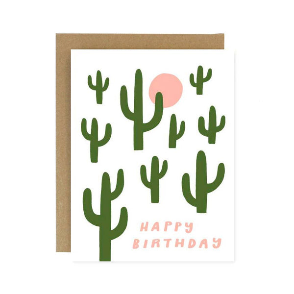 Cactus Birthday Card - DIGS