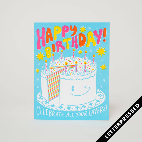 Cake Layers Birthday Card - DIGS