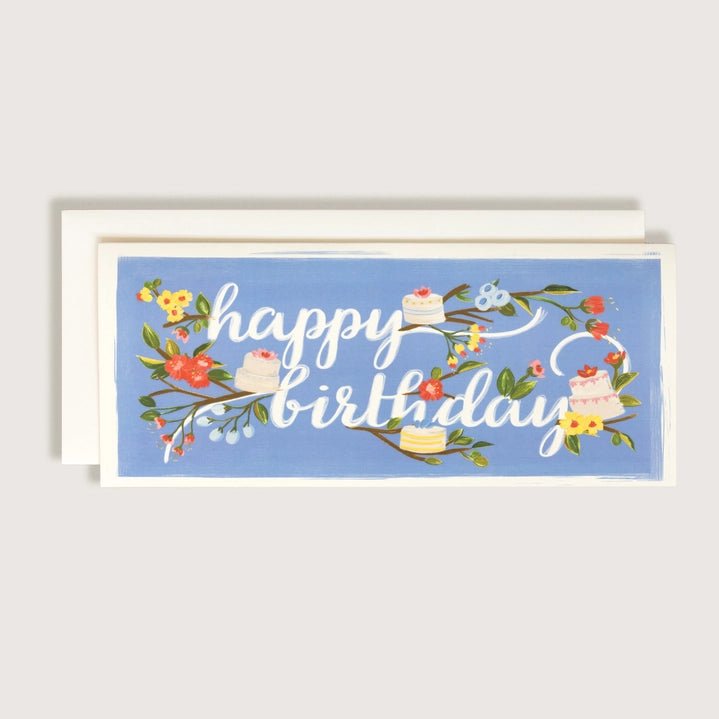 Cakes & Flowers Birthday Card - DIGS