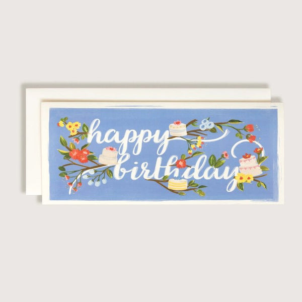 Cakes & Flowers Birthday Card - DIGS