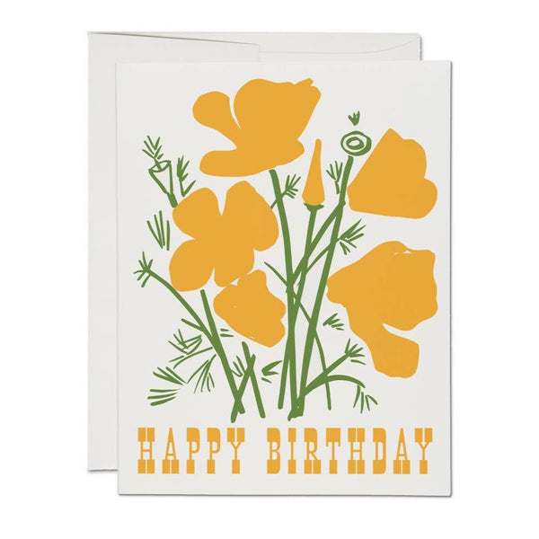 California Poppy Card - DIGS