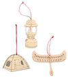 Camp Themed Ornament Set - DIGS