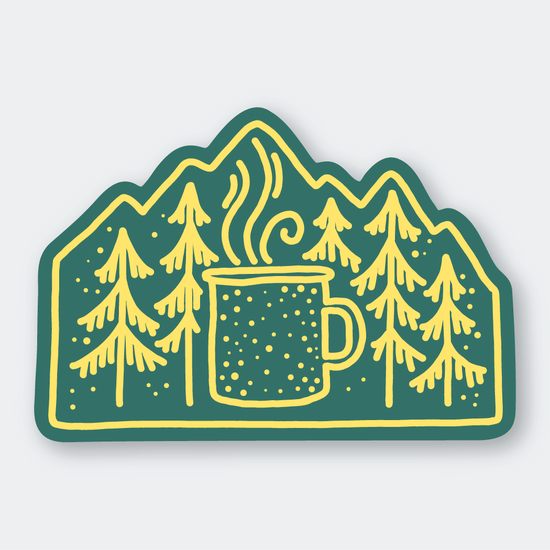 Camper Coffee Sticker - DIGS