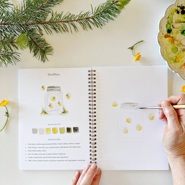 Camping Watercolor Workbook - DIGS