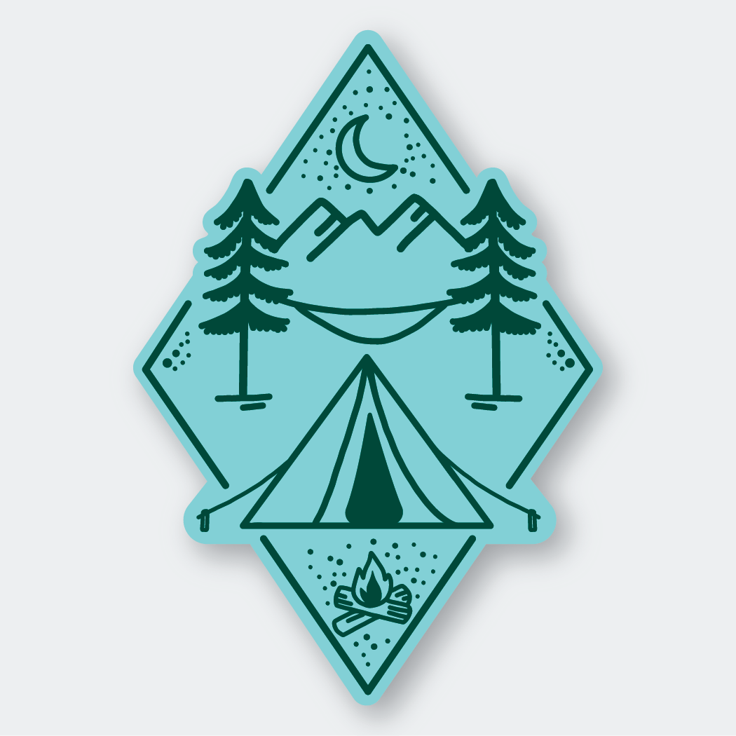 Campsite Sticker - DIGS