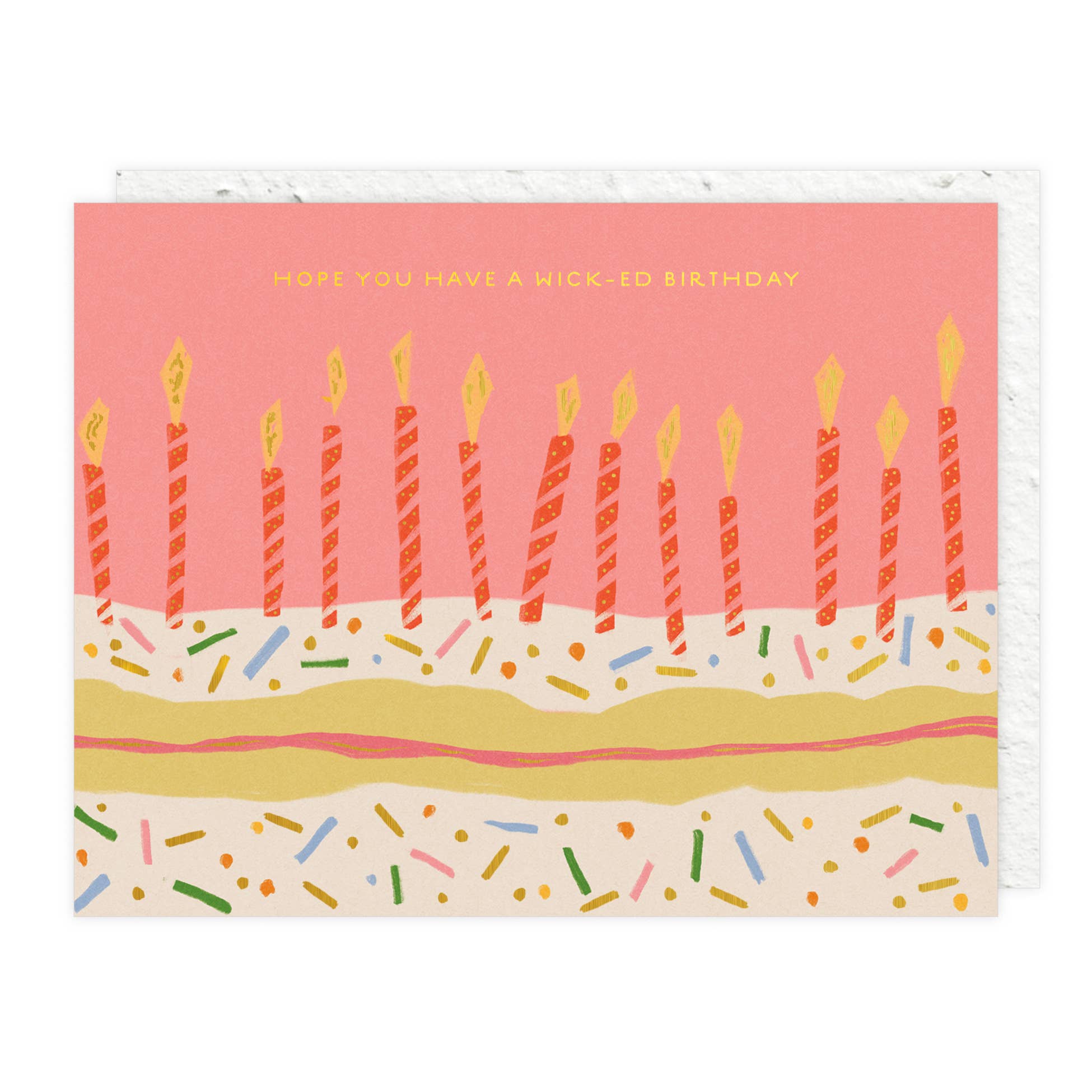 Candle Wick - ed Birthday Card - DIGS
