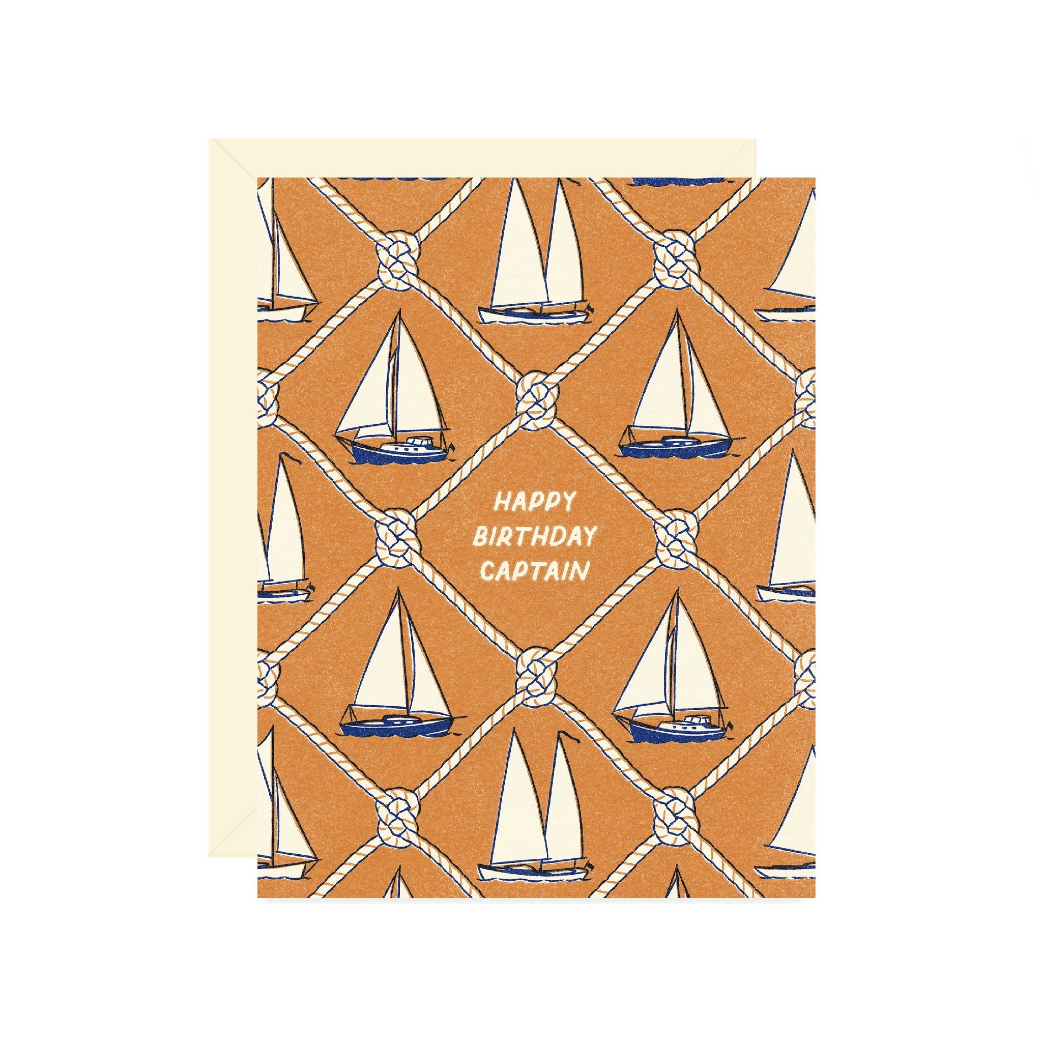 Captain+Boat Birthday Card - DIGS