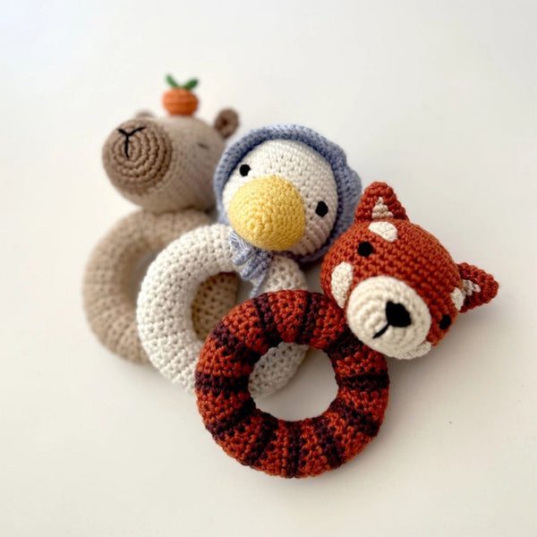 Capybara Crochet Rattle - DIGS