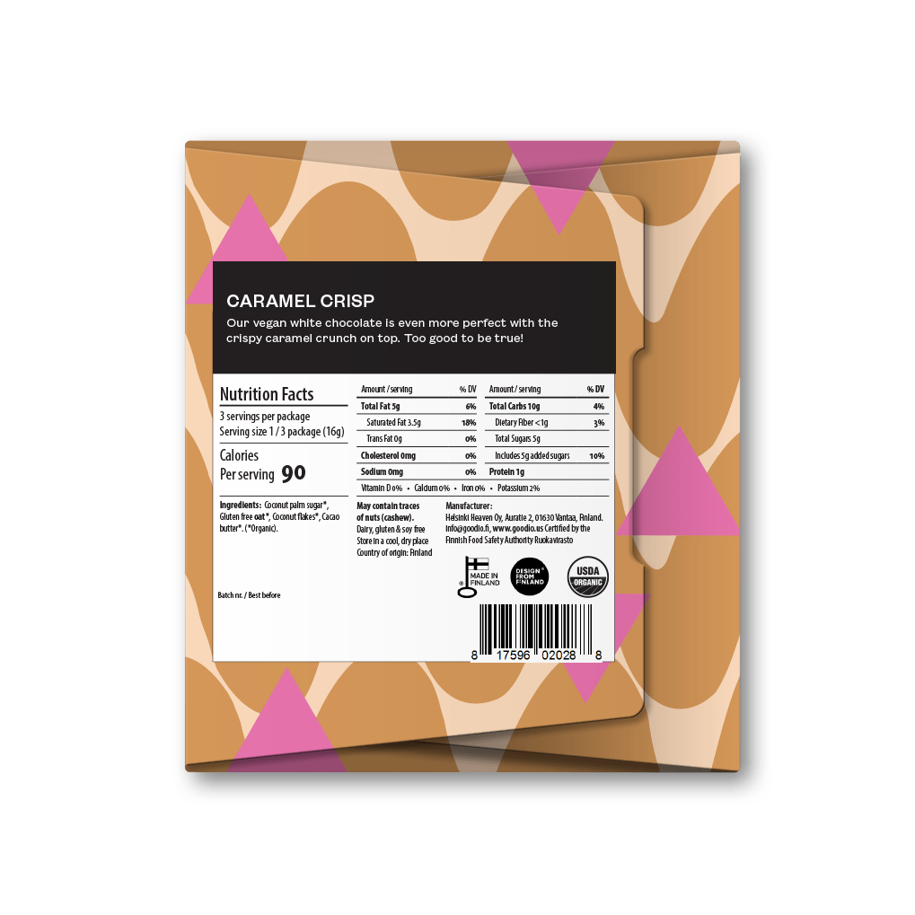 Caramel Crisp White Chocolate Bar - DIGS