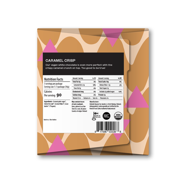Caramel Crisp White Chocolate Bar - DIGS