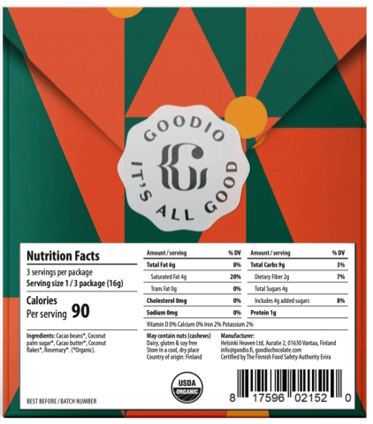 Caramelized Rosemary 49% Chocolate Bar - DIGS