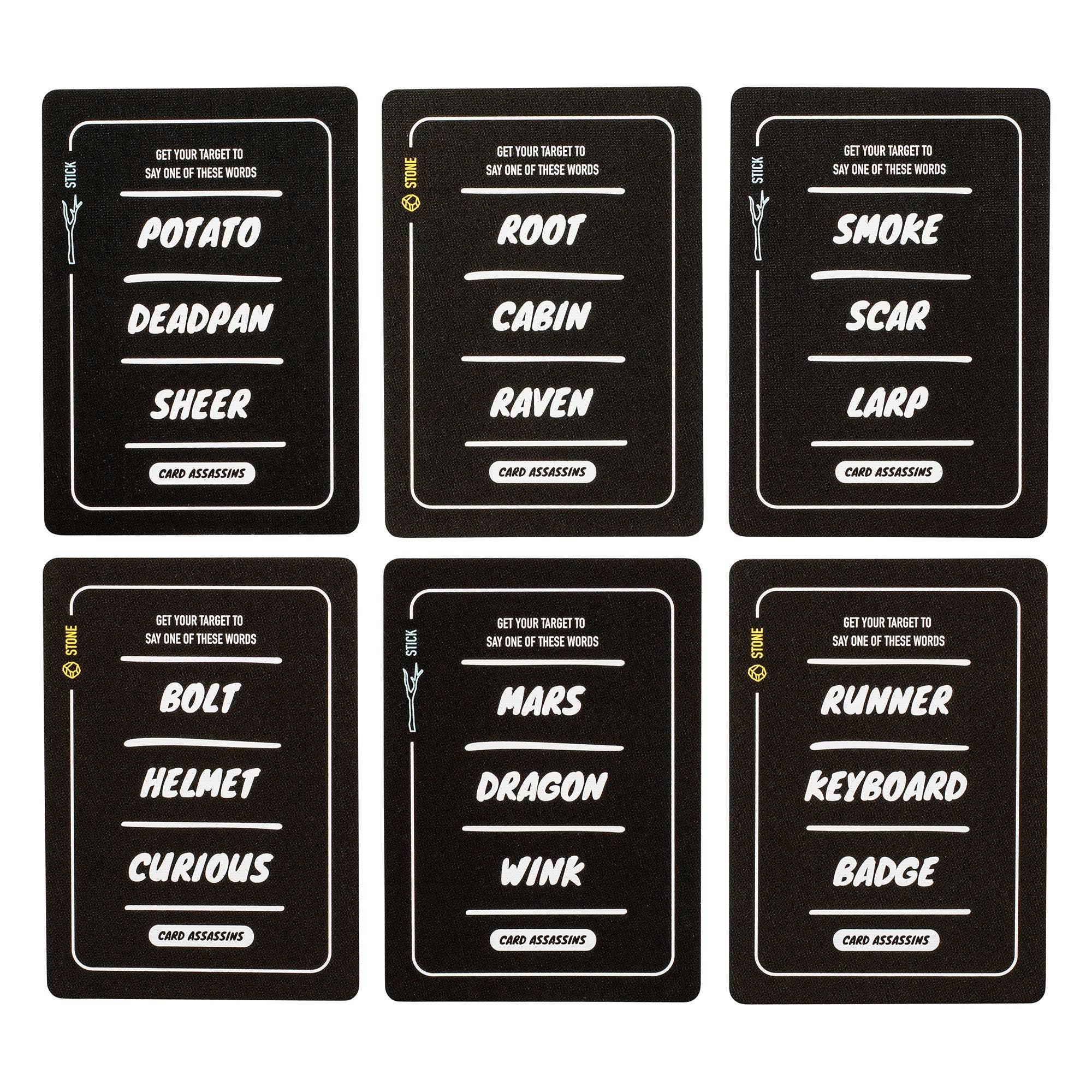 Card Assassins Expansion: Sticks & Stones - DIGS