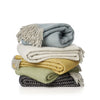 Carl Wool Throw: White Melange - DIGS