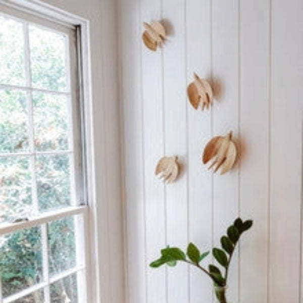 Carved Wood Wall Birds - DIGS