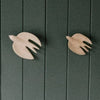 Carved Wood Wall Birds - DIGS
