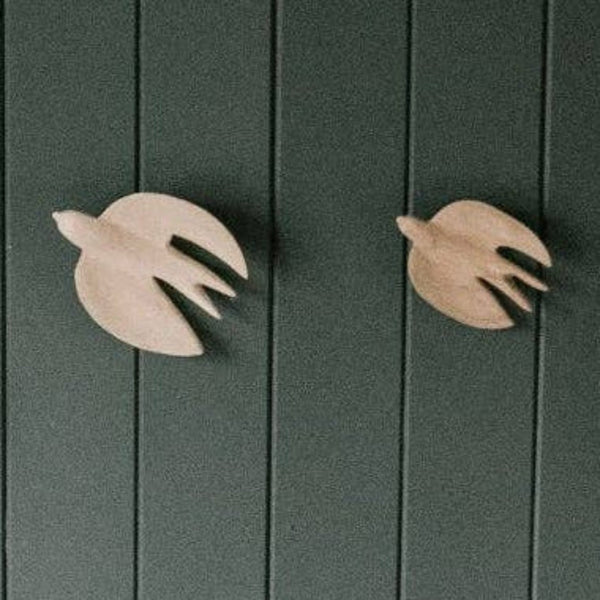 Carved Wood Wall Birds - DIGS
