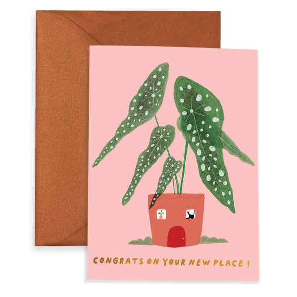 Casita Begonia Housewarming Card - DIGS