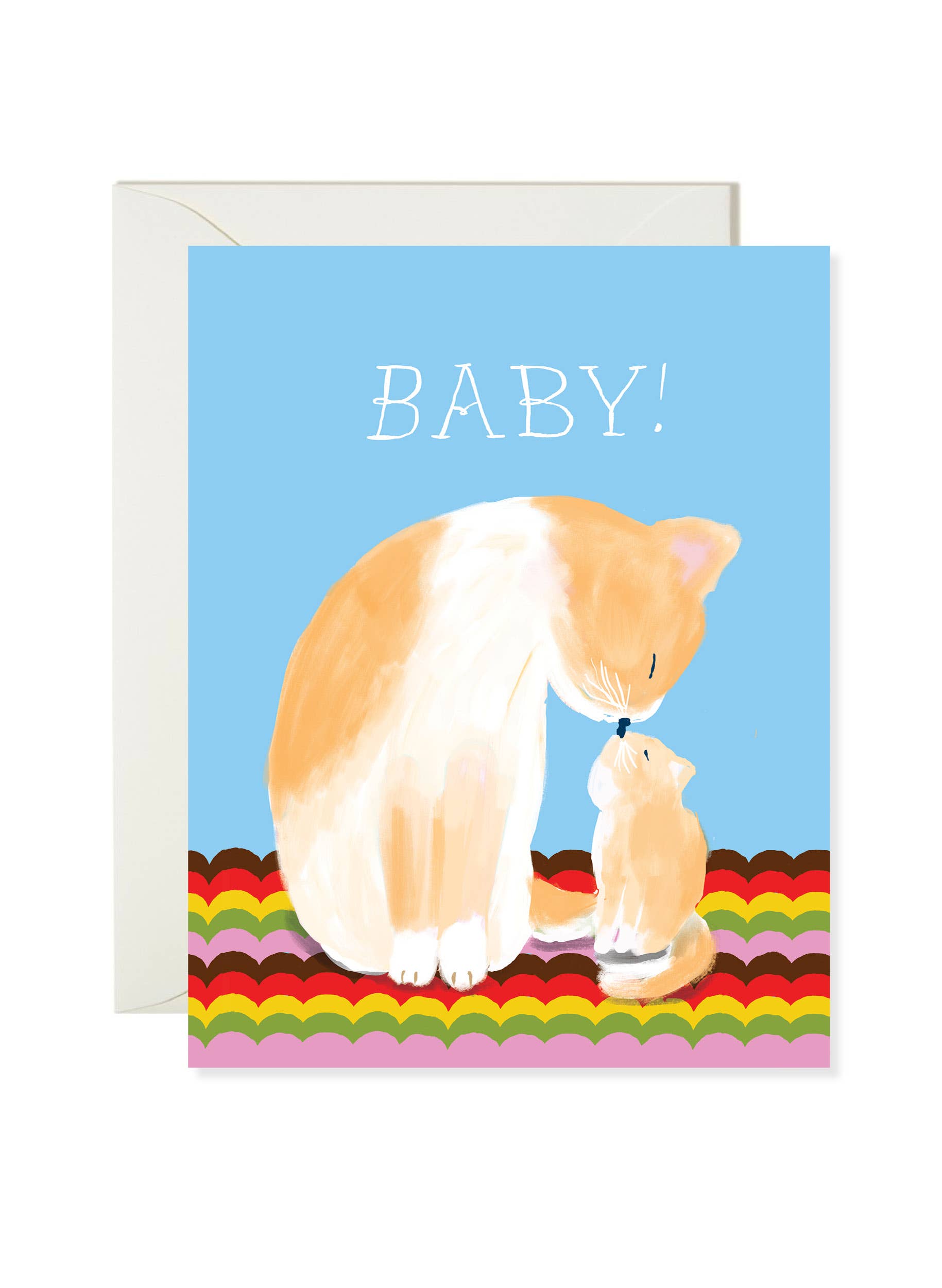 Cat Baby Card - DIGS