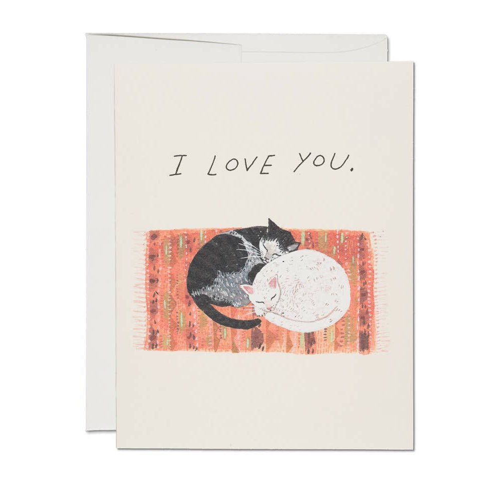 Cat Cuddle Love Card - DIGS