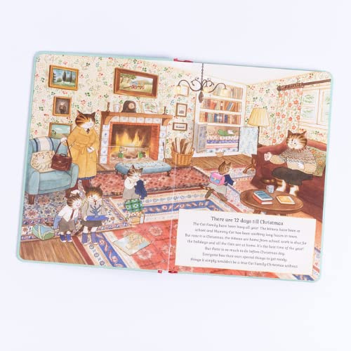 Cat Family Christmas Lift - the - Flap Advent Book - DIGS