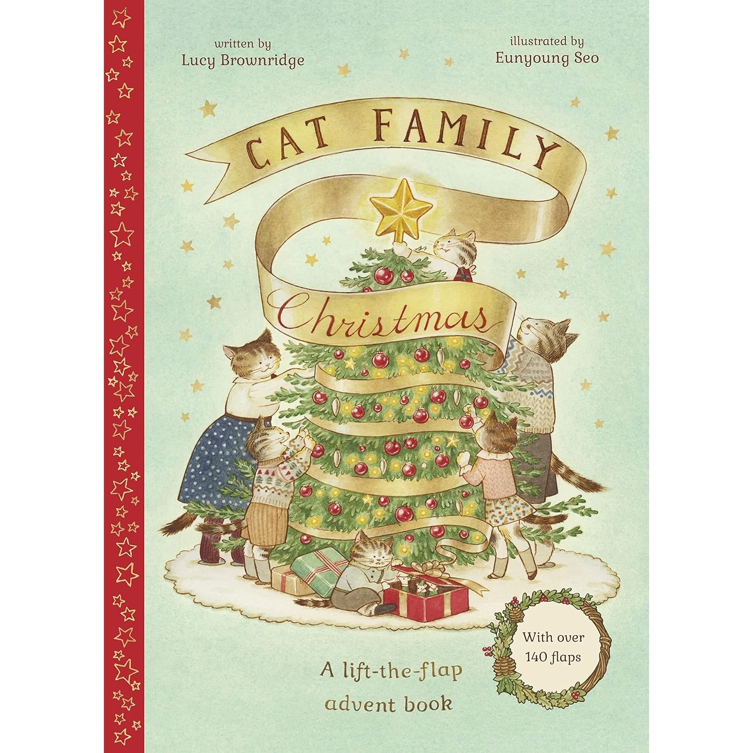 Cat Family Christmas Lift - the - Flap Advent Book - DIGS