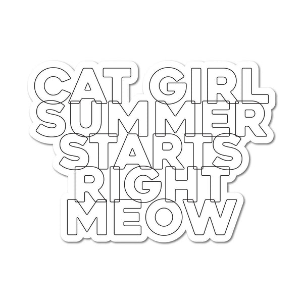 Cat Girl Sticker - DIGS