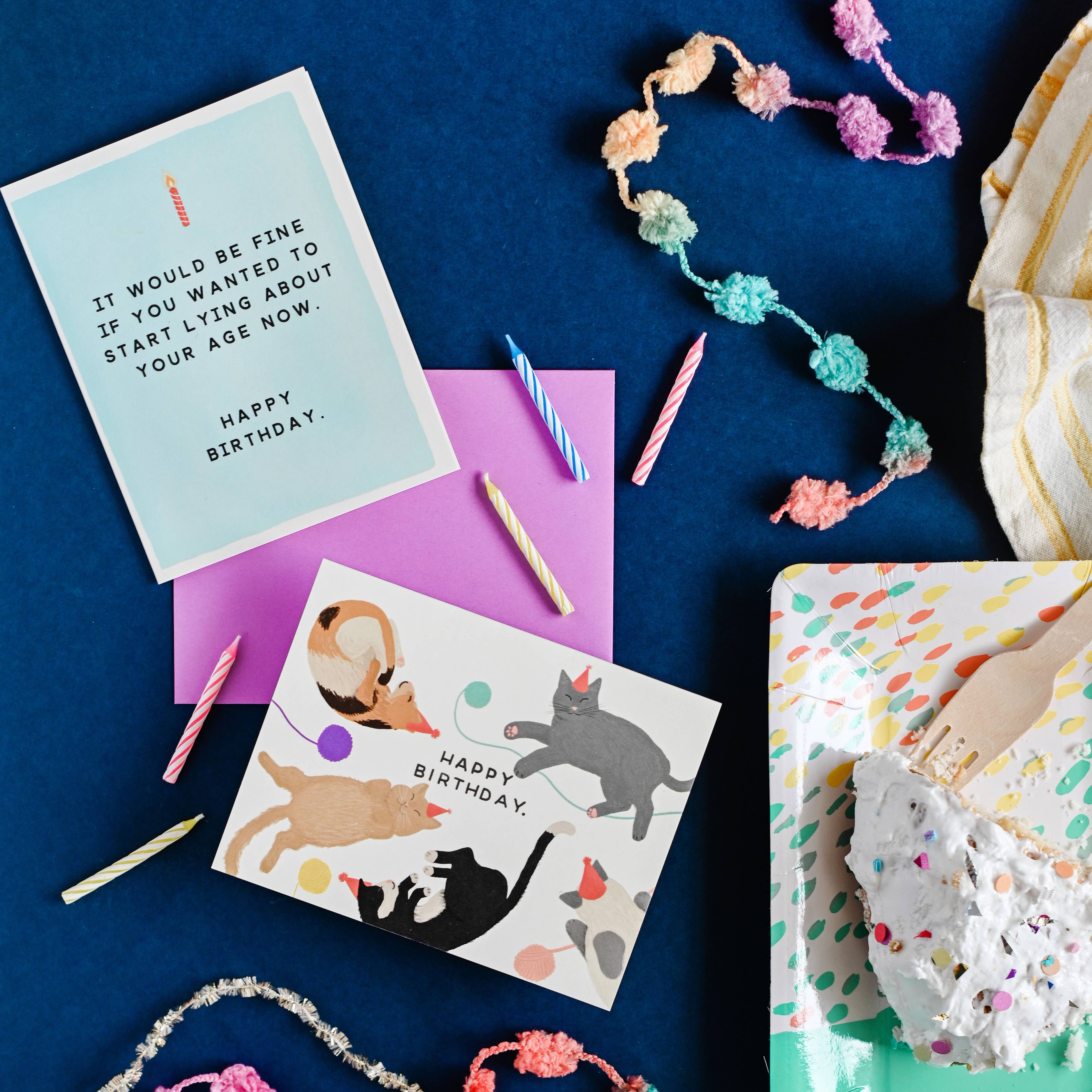 Cat Lover Birthday Card - DIGS