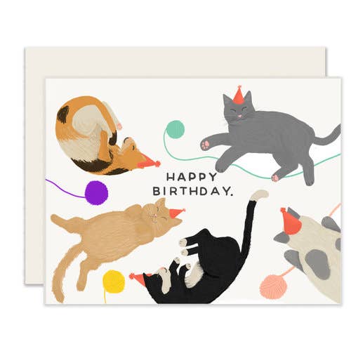 Cat Lover Birthday Card - DIGS