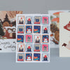 Cat Stamp Collection Greeting Card - DIGS