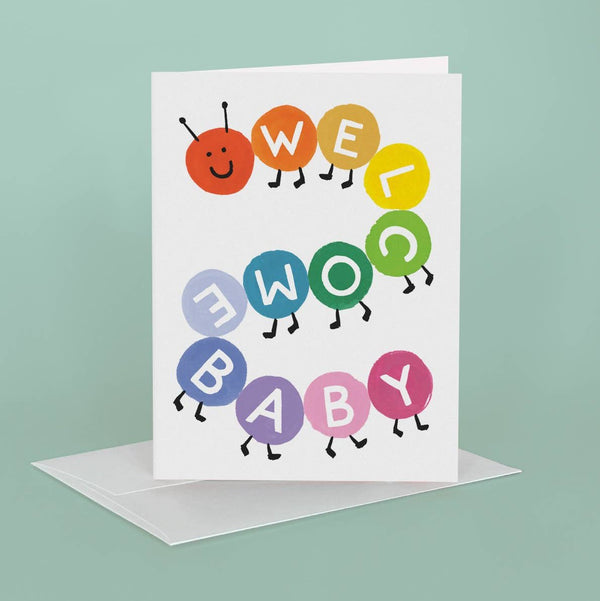 Caterpillar Baby Card - DIGS