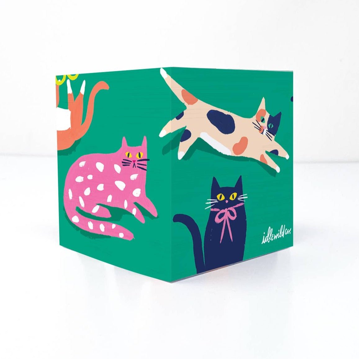 Cats Sticky Note Cube - DIGS