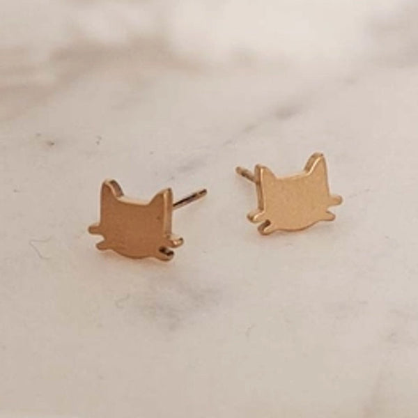 Cats Stud Earrings - DIGS