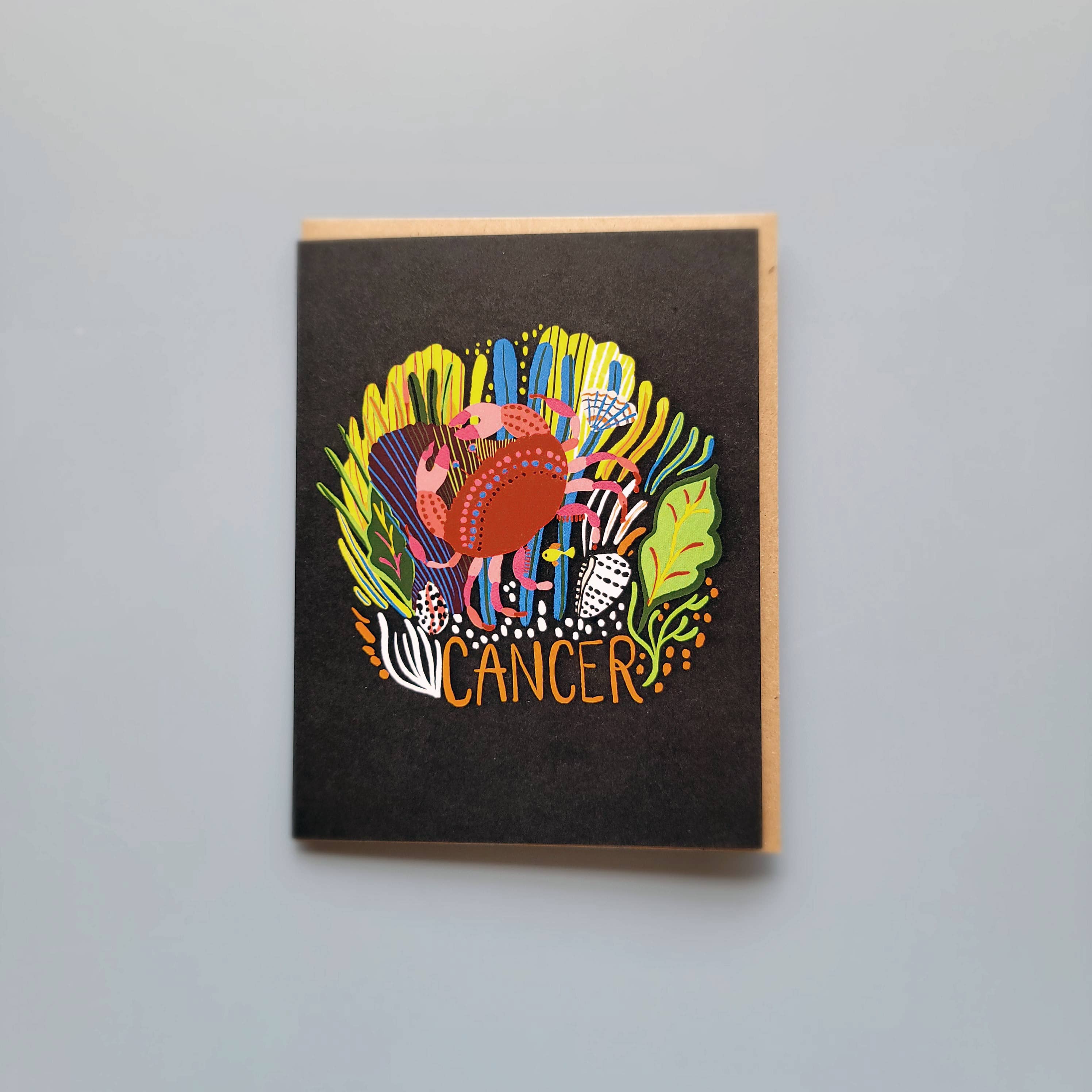 Cancer Zodiac Greeting Card