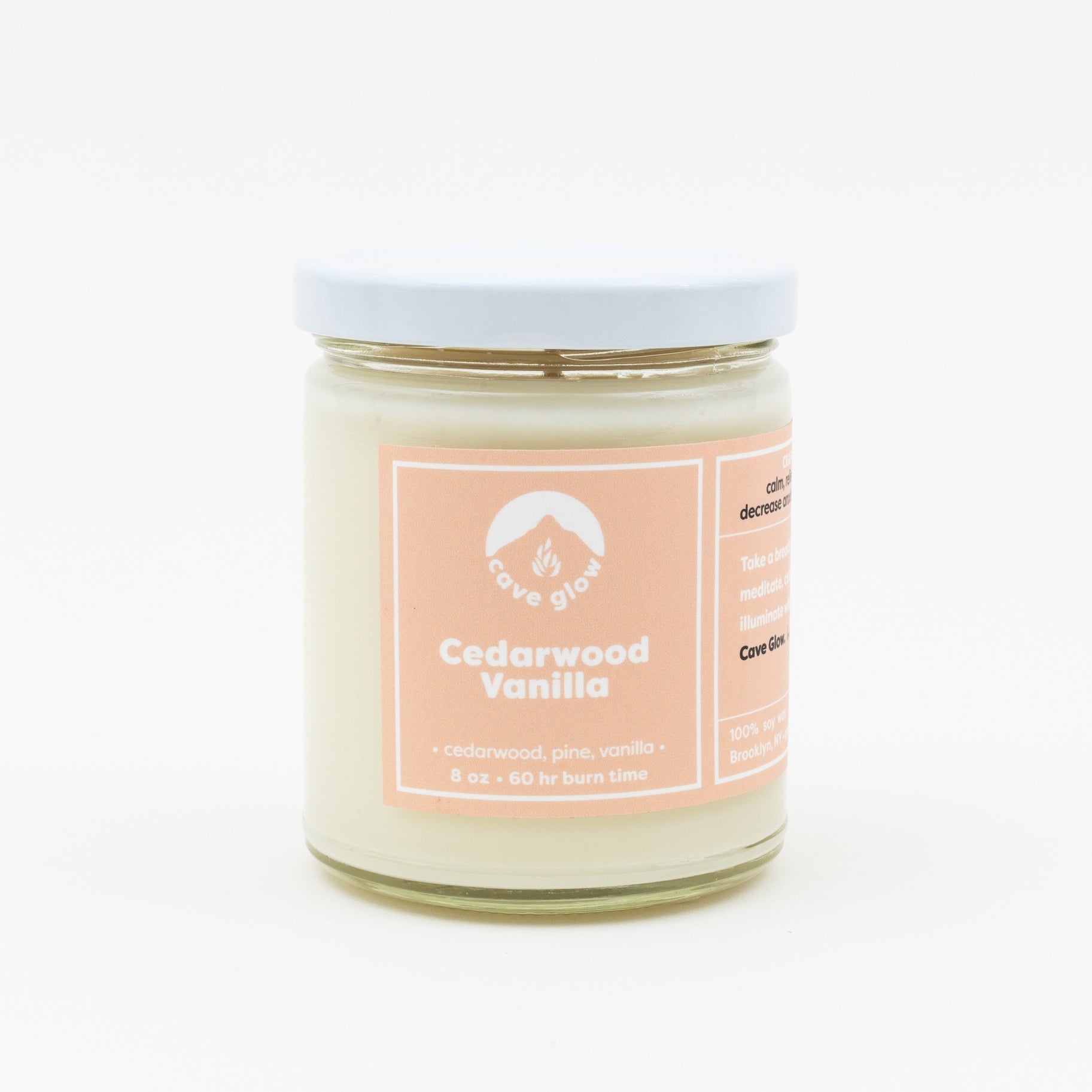 Cedarwood Vanilla 8oz Candle - DIGS