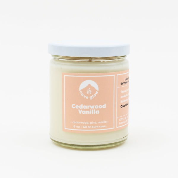 Cedarwood Vanilla 8oz Candle - DIGS