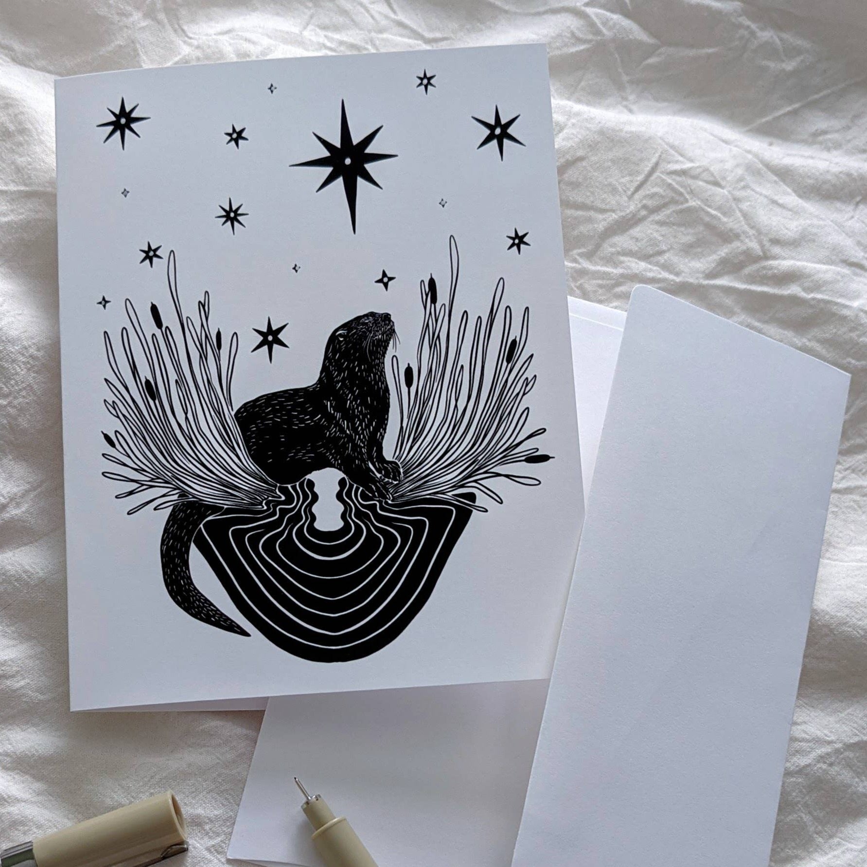 Celestial Otter Card - DIGS