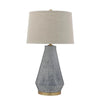 Ceramic Table Lamp With Linen Shade - DIGS