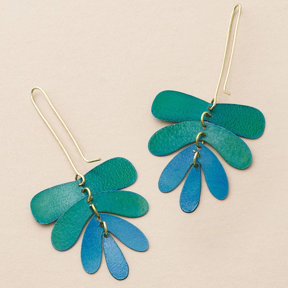 Chameli Dangling Leaf Earrings - DIGS