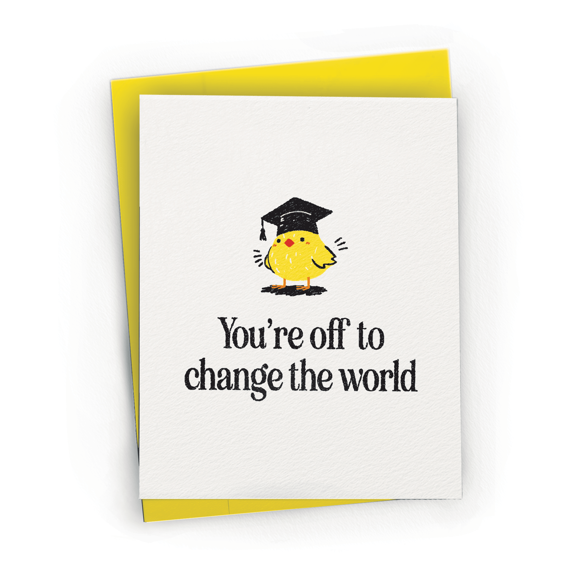 Change the World Chick Graduation Card - DIGS