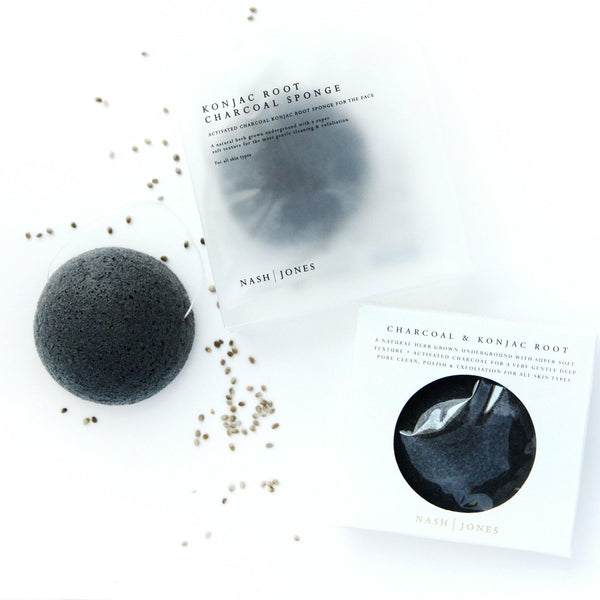 Charcoal & Konjac Root Face Sponge - DIGS