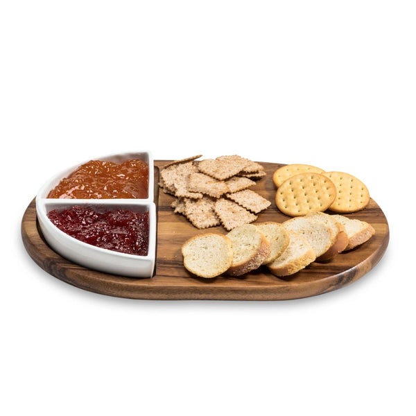 Charcuterie Board With Two Dishes - DIGS