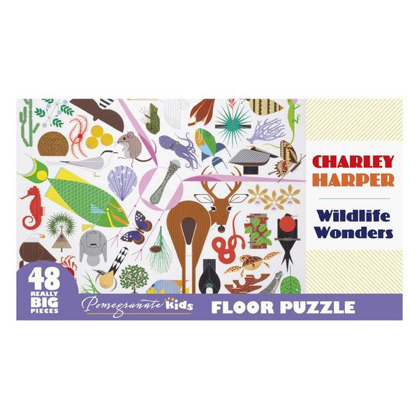 Charley Harper: Wildlife Wonders Floor Puzzle - DIGS