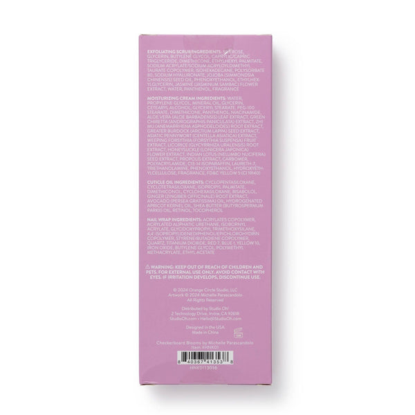 Checkerboard Blooms Hand & Nail Spa Kit - DIGS