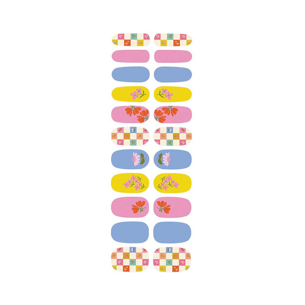 Checkerboard Blooms Hand & Nail Spa Kit - DIGS