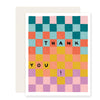 Checkerboard Thank You Card - DIGS