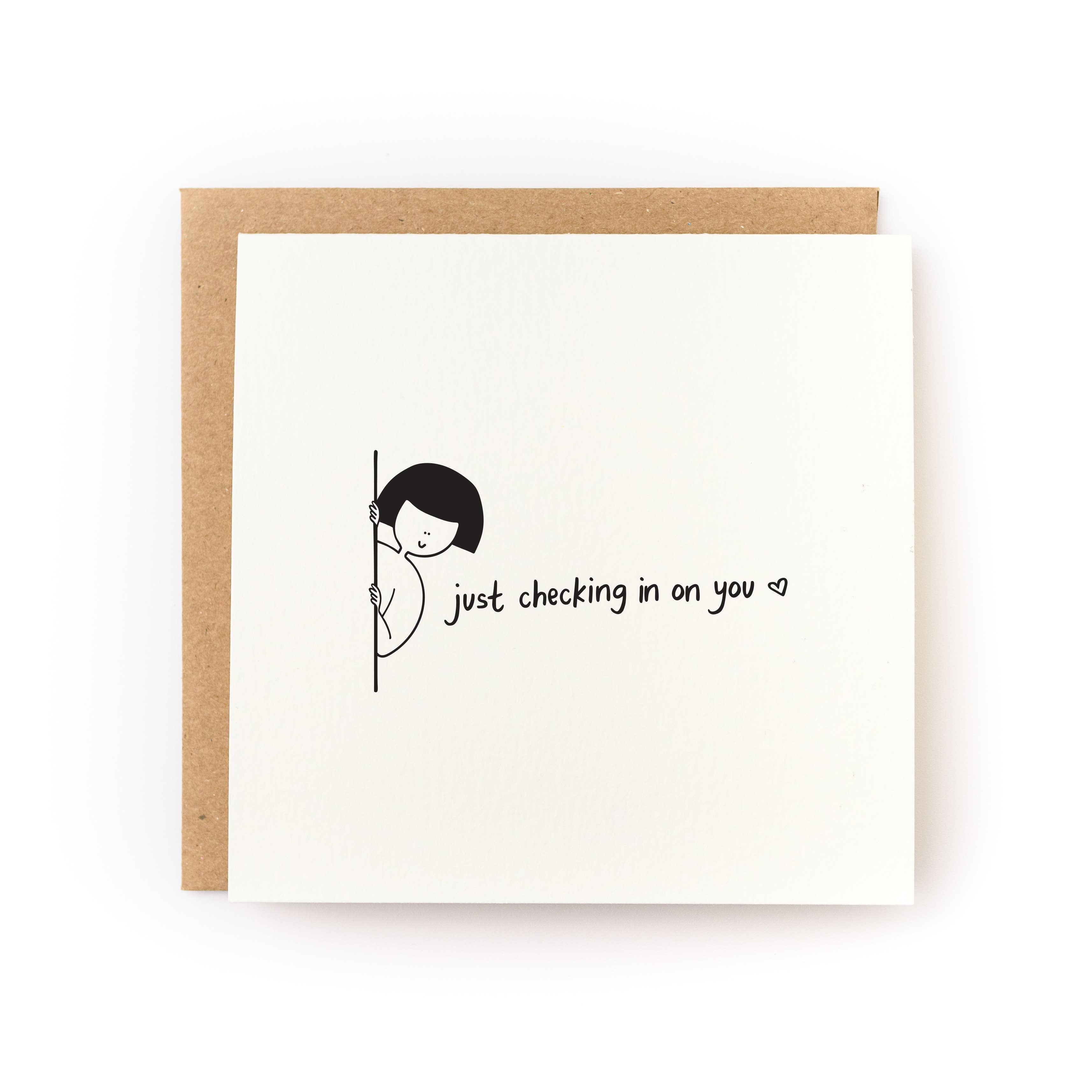 Checking In Friendship Card - DIGS