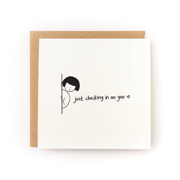 Checking In Friendship Card - DIGS