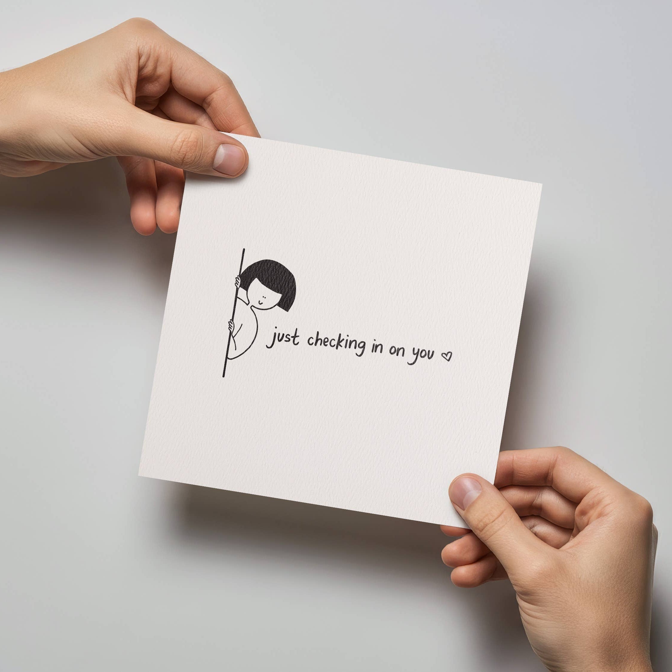 Checking In Friendship Card - DIGS