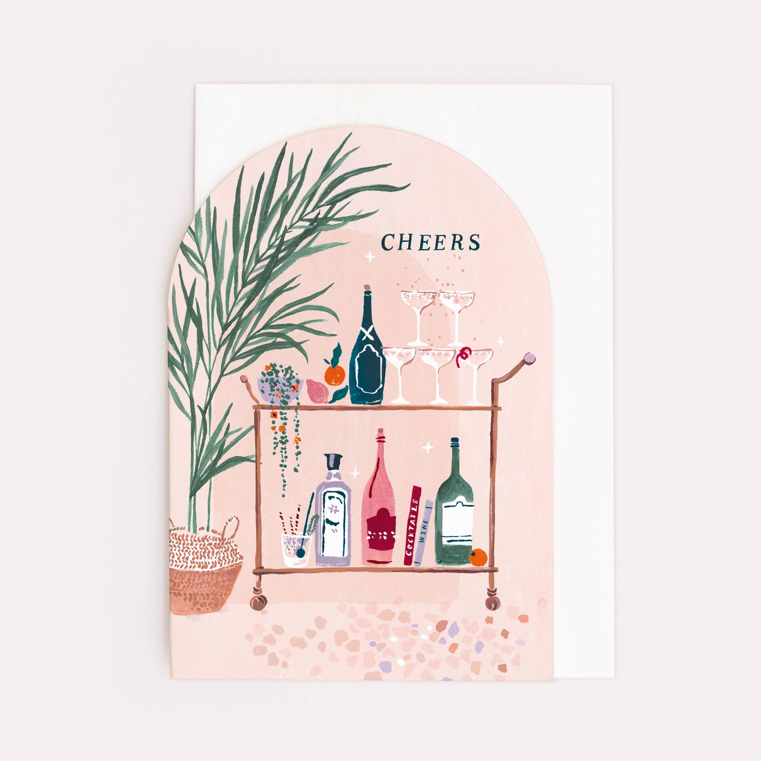 Cheers Bar Cart Card - DIGS